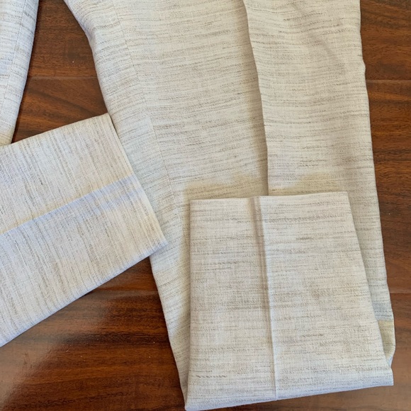 NWT Theory Tailor Sharskin Cropped Ankle Trousers - Picture 8 of 10